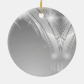 Kat Levens Tijdslijn Foto Herinnering Kunst Keramisch Ornament (Achterkant)