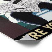 Kat lezen krant op het toilet - Ben je poepen? Poster (Hoek)