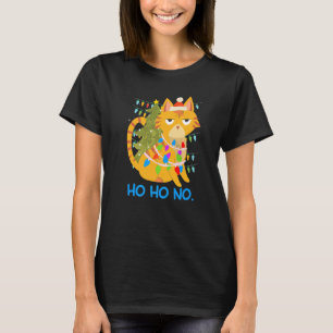 kat lichte keting dennenboom Kattenbezitter T-shirt