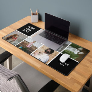 Kat Liefde! 6-Foto Collage voor Cat Moms & Dad Bureaumat