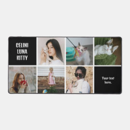 Kat Liefde! 6-Foto Collage voor Cat Moms & Dad Bureaumat