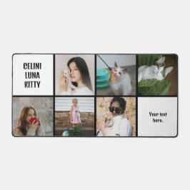 Kat Liefde! 6-Foto Collage voor Cat Moms & Dad Bureaumat