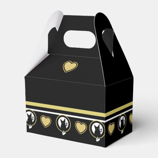 Kat Liefde Favor Box - Adiela Akoo Bedankdoosjes (Voorkant Zijde)