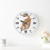 Kat-liefde voor acryl wandkast grote klok (Huis)