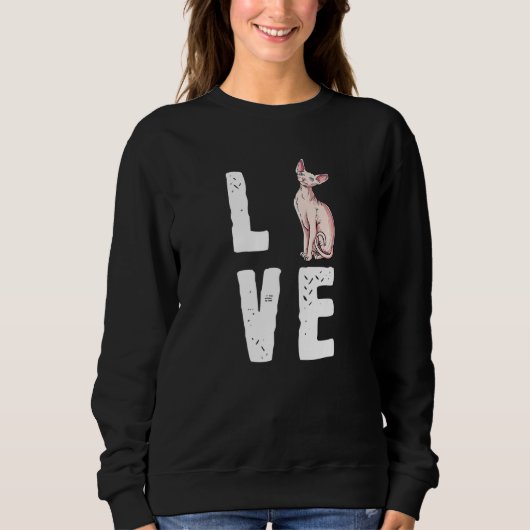 Kat-liefdesliefde zonder kogels trui (Voorkant)