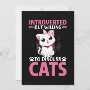 Kat Liefhebber Die Bereid Is Om Over Katten Te Pra Kaart