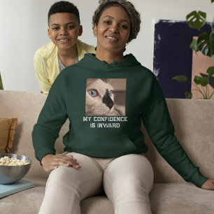Kat Liefhebber Diep Woud Wit Citaat Aangepaste Hui Hoodie