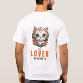 Kat Liefhebber. Geen spijt T-shirt (Achterkant)