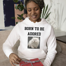Kat liefhebber Gepersonaliseerde tekst en leuke hu Hoodie