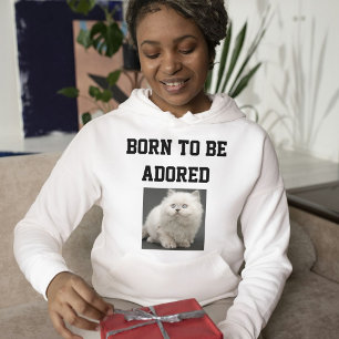 Kat liefhebber Gepersonaliseerde tekst en leuke hu Hoodie