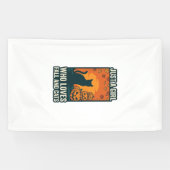 Kat Liefhebber Gewoon Een Meisje Dat Van Herfst En Spandoek (Horizontaal)
