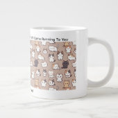 Kat Liefhebber Grappig Grote Koffiekop (Rechts)