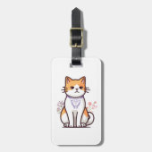 Kat liefhebber ID kaart of bagage labels (Voorkant verticaal)