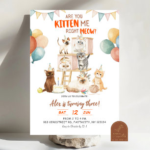 Kat Liefhebber Je Kitten Juist Nu? Verjaardag Elke Kaart