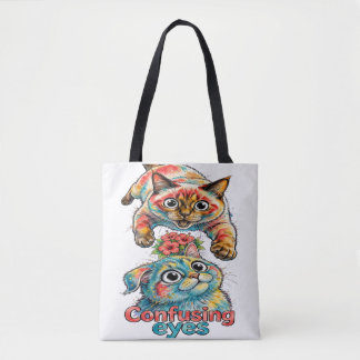 Kat Liefhebber Kat Grappige Siamese & Chartreux Ch Tote Bag