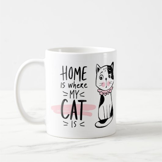 Kat Liefhebber Koffiemok (Links)