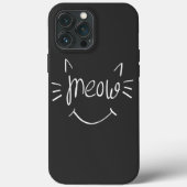 Kat Liefhebber Meow   Case-Mate iPhone Case (Achterkant)