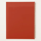 Kat liefhebber Moeder Foto rood Planner (Achterkant)
