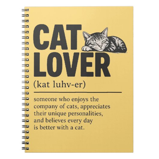 Kat Liefhebber Notitieboek (Voorkant)