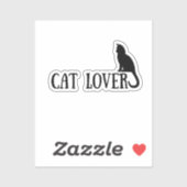 Kat Liefhebber Sticker (Vel)