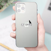 Kat Liefhebber Sticker (Telefoon)