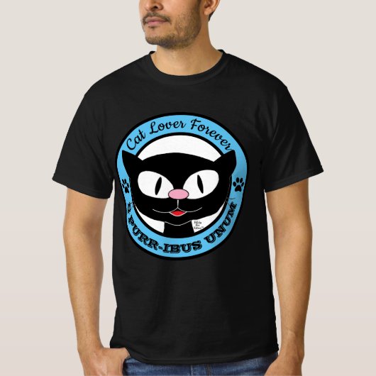 Kat Liefhebber Voor Altijd E PURR-IBUS UNUM T-shirt (Voorkant)