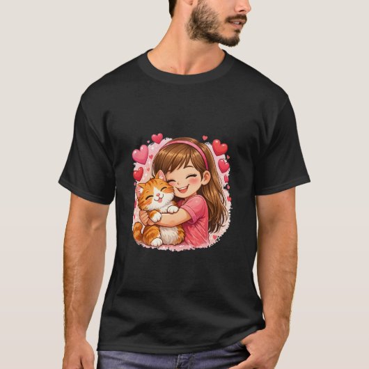 Kat Liefhebber Voor altijd T-shirt (Voorkant)