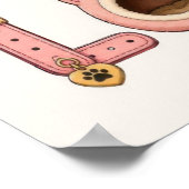 Kat Liefhebber Woord Kunst Poster (Hoek)