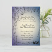 Kat Liefhebbers Bruiloft Uitnodiging (Staand voorkant)