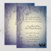 Kat Liefhebbers Bruiloft Uitnodiging (Voorkant / Achterkant)