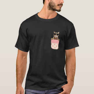 Kat Liefhebbers Kat Met Zonnebril In Zakje Kitty K T-shirt