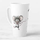Kat liefhebbers latte mok (Linkerhoek)