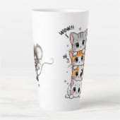 Kat liefhebbers latte mok (Voorkant)