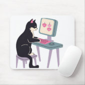 Kat liefhebbers Tuxedo kat Muis mat  Muismat (Met muis)
