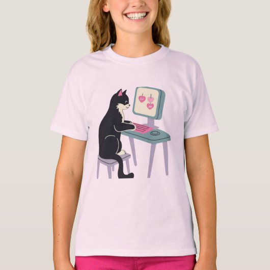 Kat liefhebbers Tuxedo kat T-shirt (Voorkant)