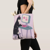 Kat liefhebbers Tuxedo kat Tote Bag (Dichtbij)