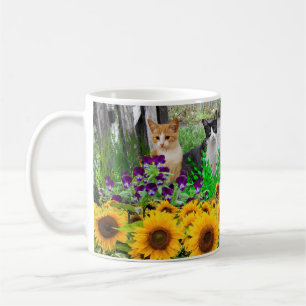 Kat Liefhebbers / Zonnebloemen en Katachtigen Koffiemok