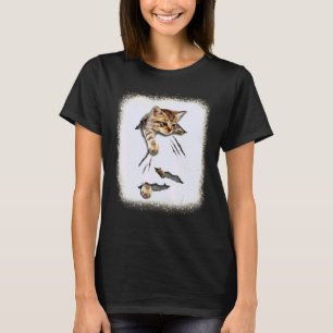 Kat Liever Vader Moeder Jongen Meisje Luipaard Bl T-shirt