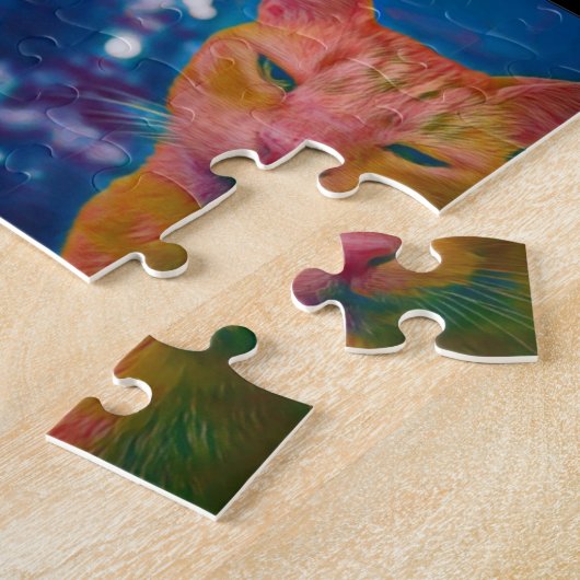Kat Lights Puzzel (Zijkant)