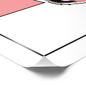 Kat lijntekening foto afdruk (Hoek)