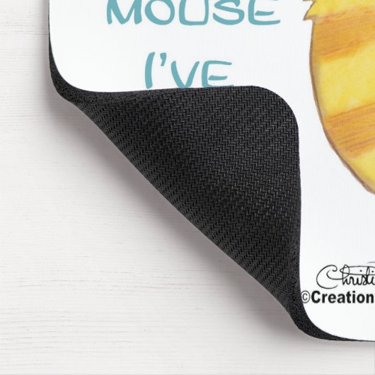 Kat likken lippen muismat (Hoek)