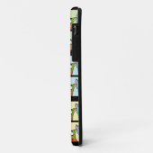 Kat line-up kleurrijke katten Case-Mate iPhone case (Achterkant/links)