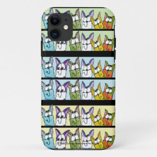 Kat line-up kleurrijke katten Case-Mate iPhone case