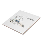 Kat-loopband Tegeltje (Zijkant)