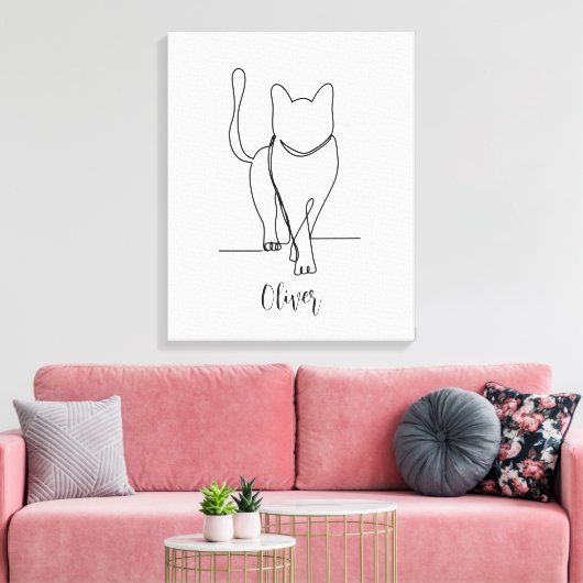 Kat lopen Tekening Afdrukken Eén regel op maat (Insitu (Woonkamer))