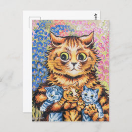 Kat | Louis Wain | Briefkaart