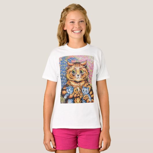 Kat | Louis Wain | T-shirt (Voorkant volledig)