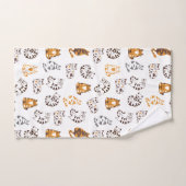 Kat Loungende Bad Handdoek Set (Handdoek)