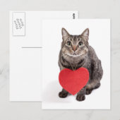 Kat Love Briefkaart (Voorkant / Achterkant)
