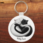 Kat Love Cat Sleutelhanger (Voorkant)